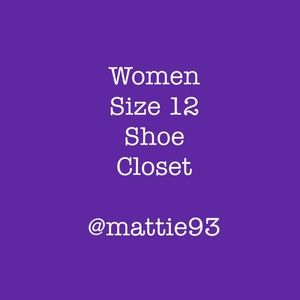 Women Shoe size 12